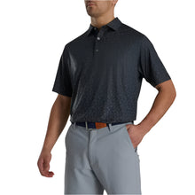 Load image into Gallery viewer, FootJoy Men's Polo Painted Floral Lisle Self Collar 28841