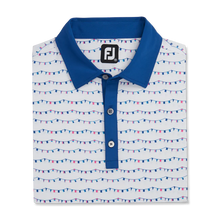 Load image into Gallery viewer, FootJoy Men's Polo Flag Banner Print 30247