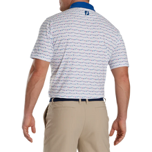 Load image into Gallery viewer, FootJoy Men's Polo Flag Banner Print 30247