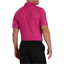 Load image into Gallery viewer, FootJoy Men's Polo Painted Floral Lisle Self Collar 30269