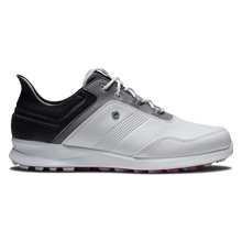 Load image into Gallery viewer, FootJoy Women's Shoe Stratos White/Char 90123