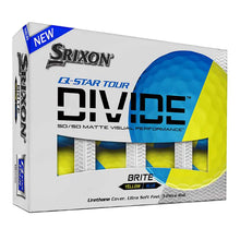 Load image into Gallery viewer, Srixon Q-Star Tour Divide 12/Balls (Blue/Yellow)
