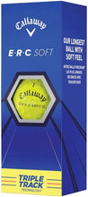 Load image into Gallery viewer, Callaway E.R.C Soft Triple Track 12/Balls (Yellow)