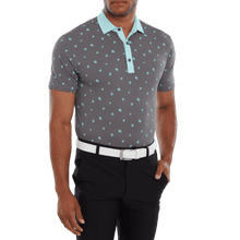 Load image into Gallery viewer, FootJoy Men's Polo Flower Stripe 28828
