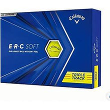 Load image into Gallery viewer, Callaway E.R.C Soft Triple Track 12/Balls (Yellow)