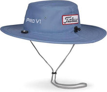 Load image into Gallery viewer, Titleist Tour Aussie Bucket Sun Hat (Vintage Blue/White)
