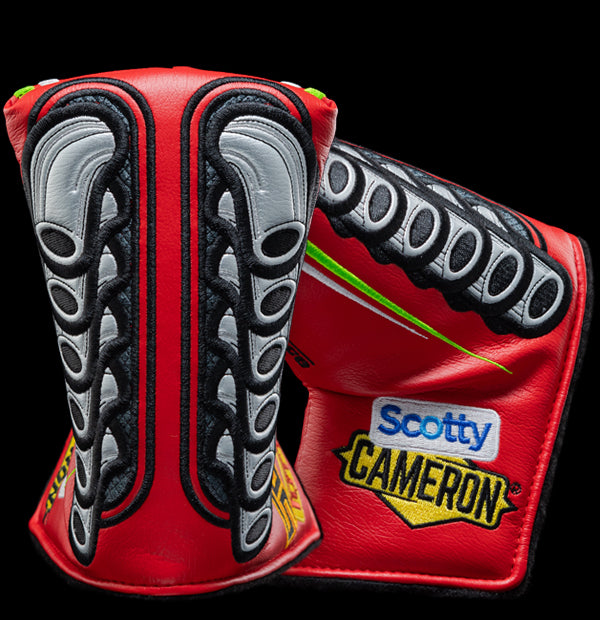 Scotty Cameron Putter Cover (2023 Speed Shop V12 - Mid-Mallet - Red)