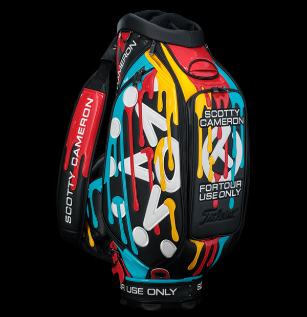 Scotty Cameron Staff Bag (2025 Paint Drip Tour Bag)