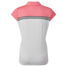 Load image into Gallery viewer, FootJoy Women&#39;s Polo Cap Sleeve Color Block 29661
