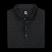 Load image into Gallery viewer, Footjoy Painted Floral Lisle Self Collar Polo #28841
