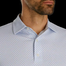 Load image into Gallery viewer, Footjoy Dot Geo Print Lisle Self Collar Polo #28843
