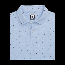 Load image into Gallery viewer, Footjoy Paisley Print Lisle Self Collar Polo #30270
