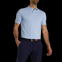 Load image into Gallery viewer, Footjoy Paisley Print Lisle Self Collar Polo #30270
