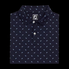 Load image into Gallery viewer, Footjoy Paisley Print Lisle Self Collar Polo #30271
