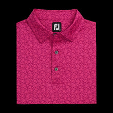 Load image into Gallery viewer, Footjoy Painted Floral Lisle Self Collar Polo #30269
