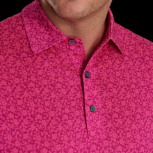 Load image into Gallery viewer, Footjoy Painted Floral Lisle Self Collar Polo #30269
