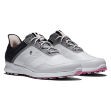 Load image into Gallery viewer, Stratos Women&#39;s Golf Shoe- White #90123
