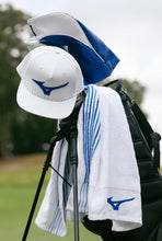 Load image into Gallery viewer, Mizuno Retro Stripe Caddy Towel 21.5” x 42”
