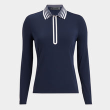 Load image into Gallery viewer, G/Fore SILKY TECH NYLON QUARTER ZIP LADIES GOLF POLO
