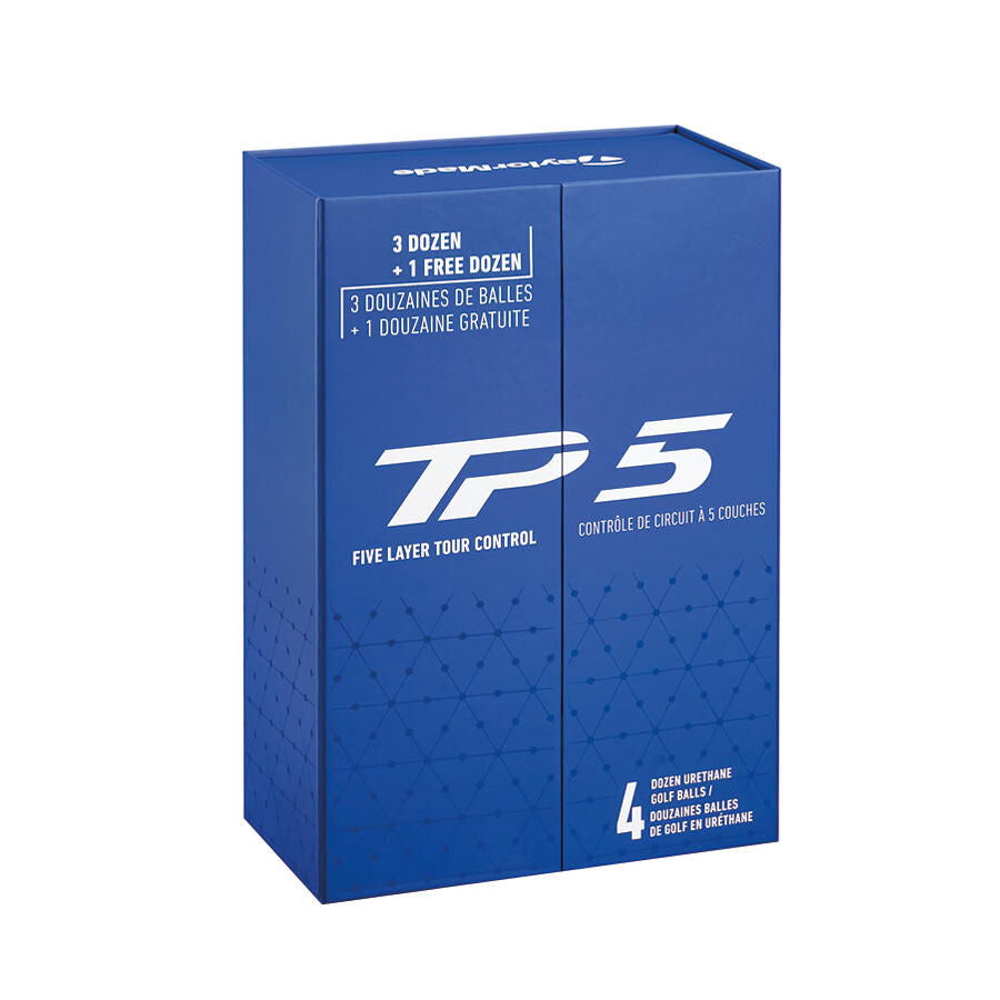 Taylormade TP5 / TP5X Golf Balls - 4 Dozen Box