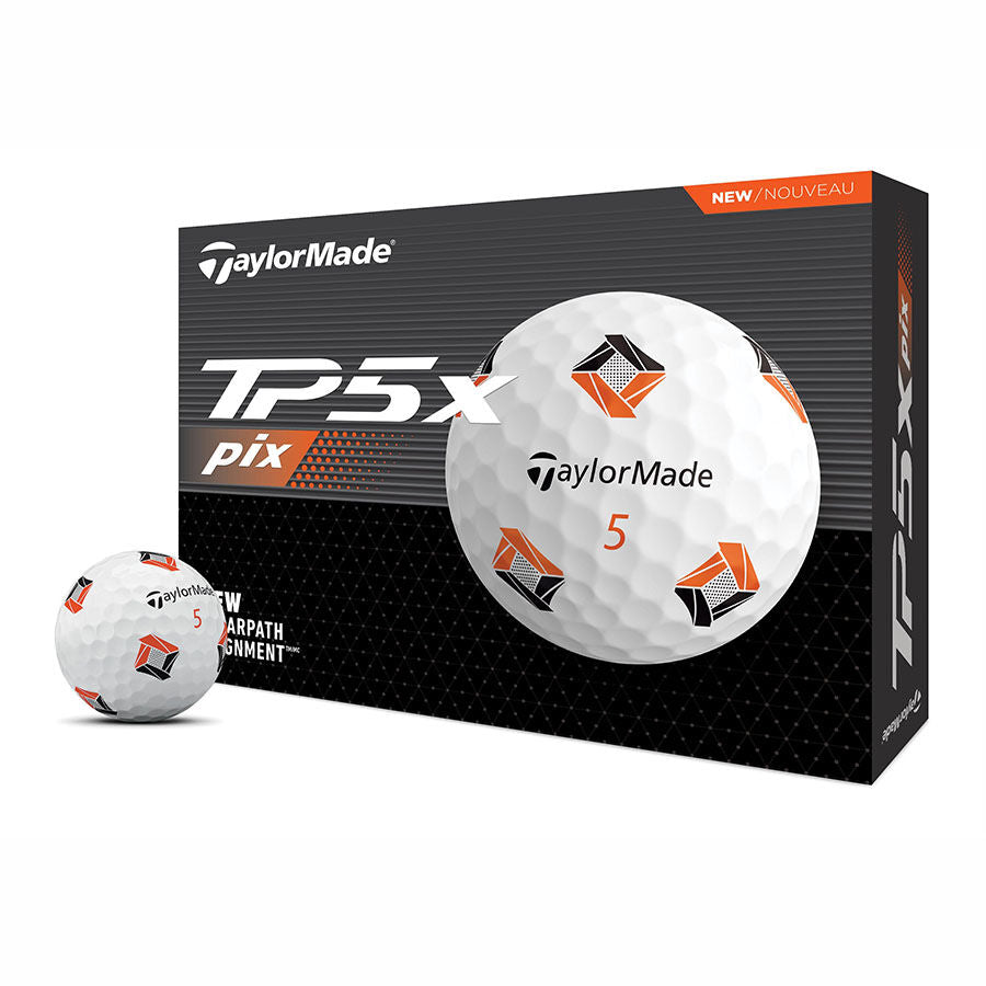 Taylormade TP5x PIX Golf Balls 2024