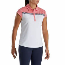 Load image into Gallery viewer, FootJoy Women&#39;s Polo Cap Sleeve Color Block 29661
