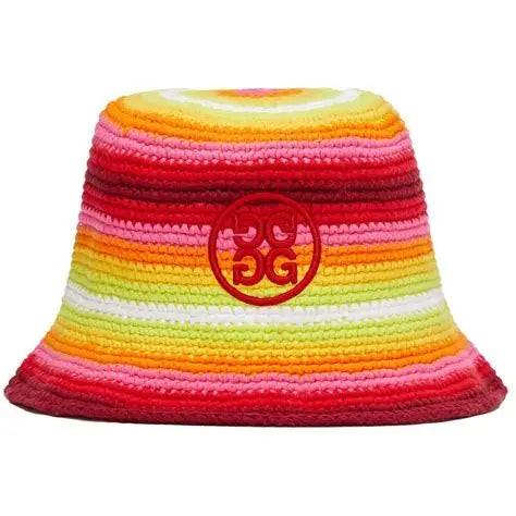 G/Fore Unisex Striped Circle G's Knit Hat