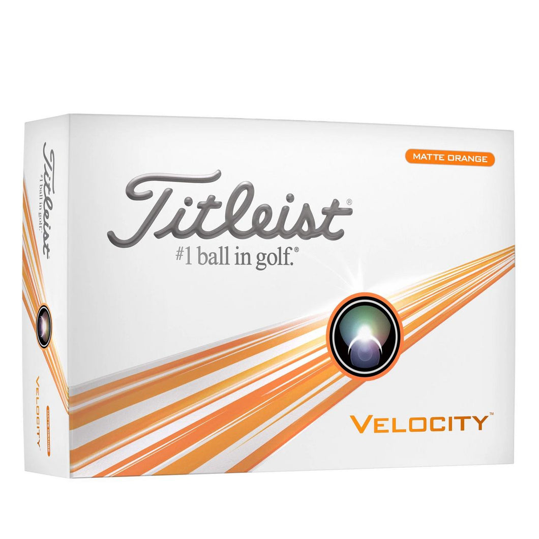 Titleist Velocity Double Digit 12/Balls (Matte-Orange)