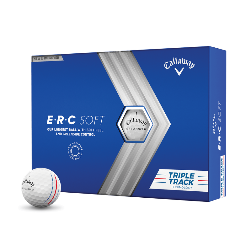 Callaway E.R.C Soft Triple Track Golf Balls 2023