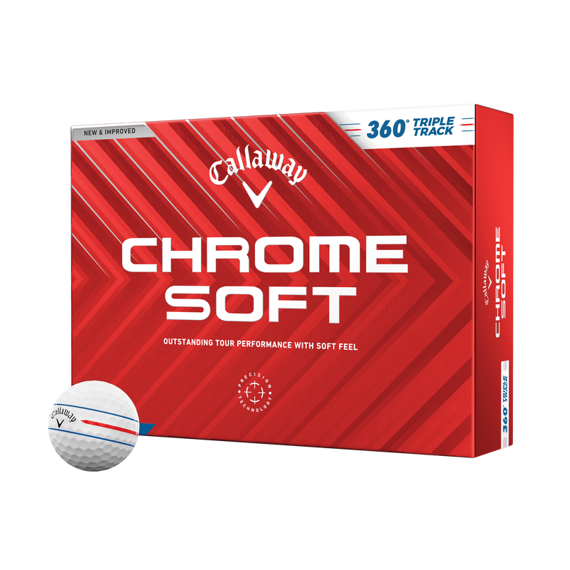 Callaway Chrome Soft 360 Triple Track Golf Balls 2024