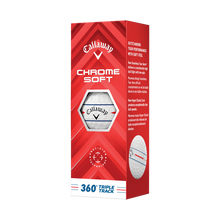 Load image into Gallery viewer, Callaway Chrome Soft 360 Triple Track Golf Balls 2024
