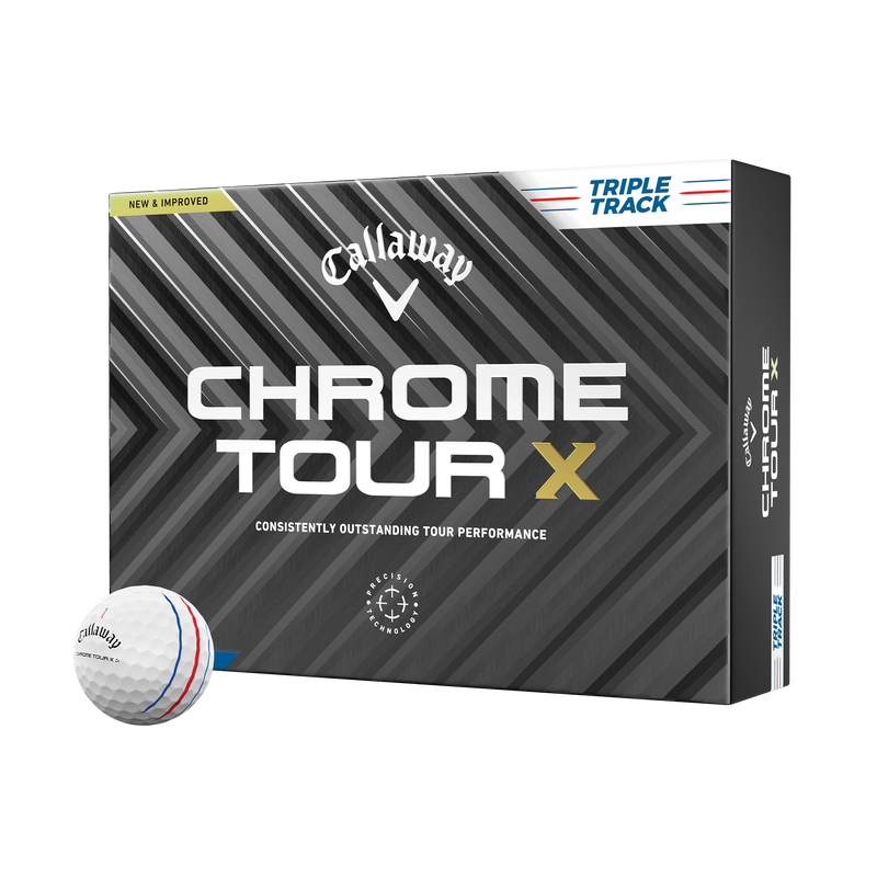 Callaway Chrome Tour X Triple Track Golf Balls 2024