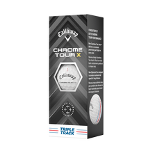 Load image into Gallery viewer, Callaway Chrome Tour X Triple Track Golf Balls 2024
