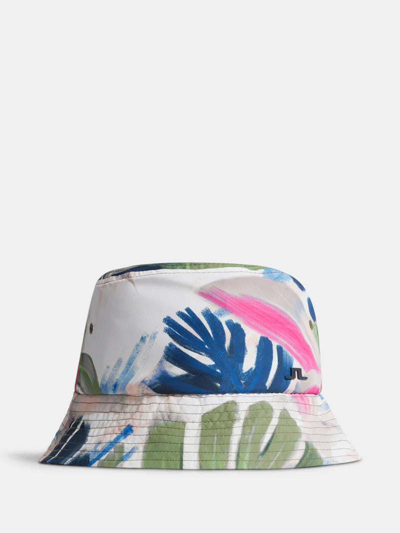 J.Lindeberg Olaf Print Bucket Hat 9717 (Oil-Green)