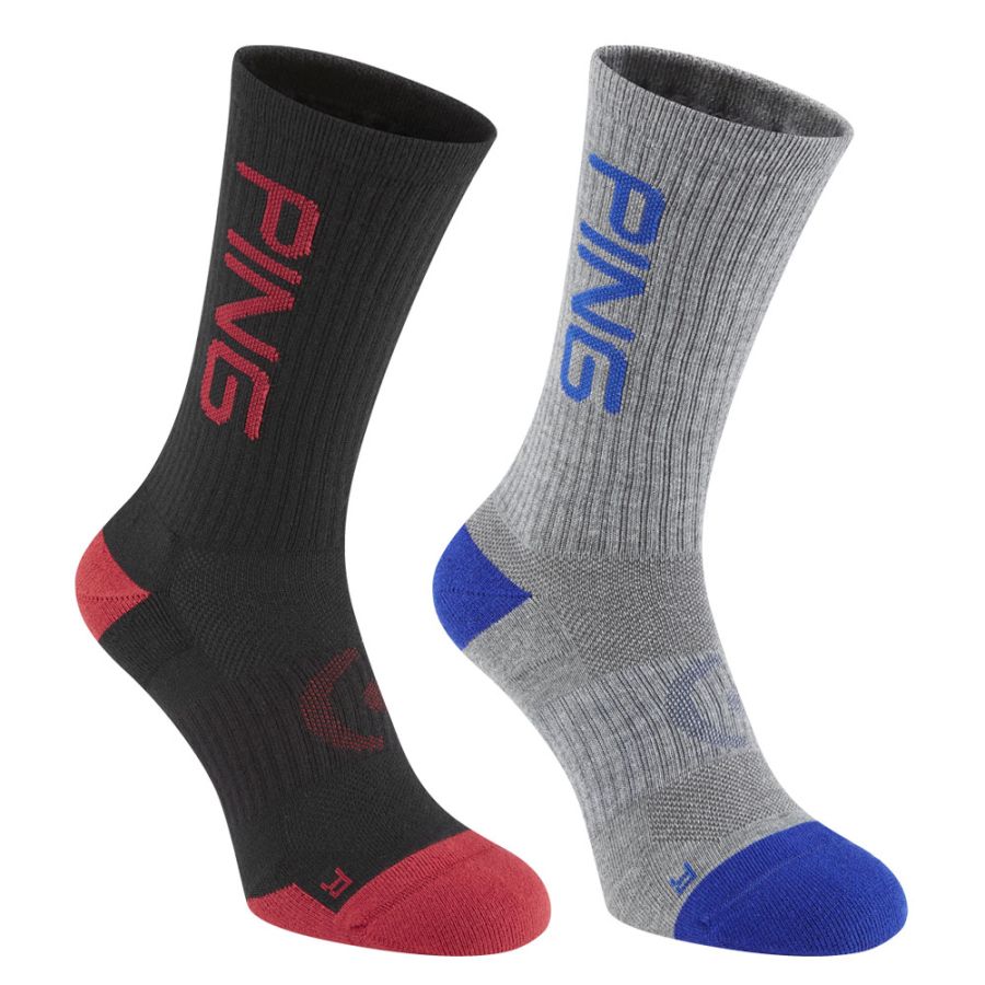 Ping Sensorcool Crew Logo Men's Sock 2/Pack