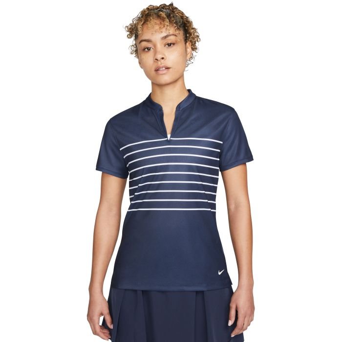 Nike Women's Dri-Fit Victory Sleeveless Striped Polo DH2307