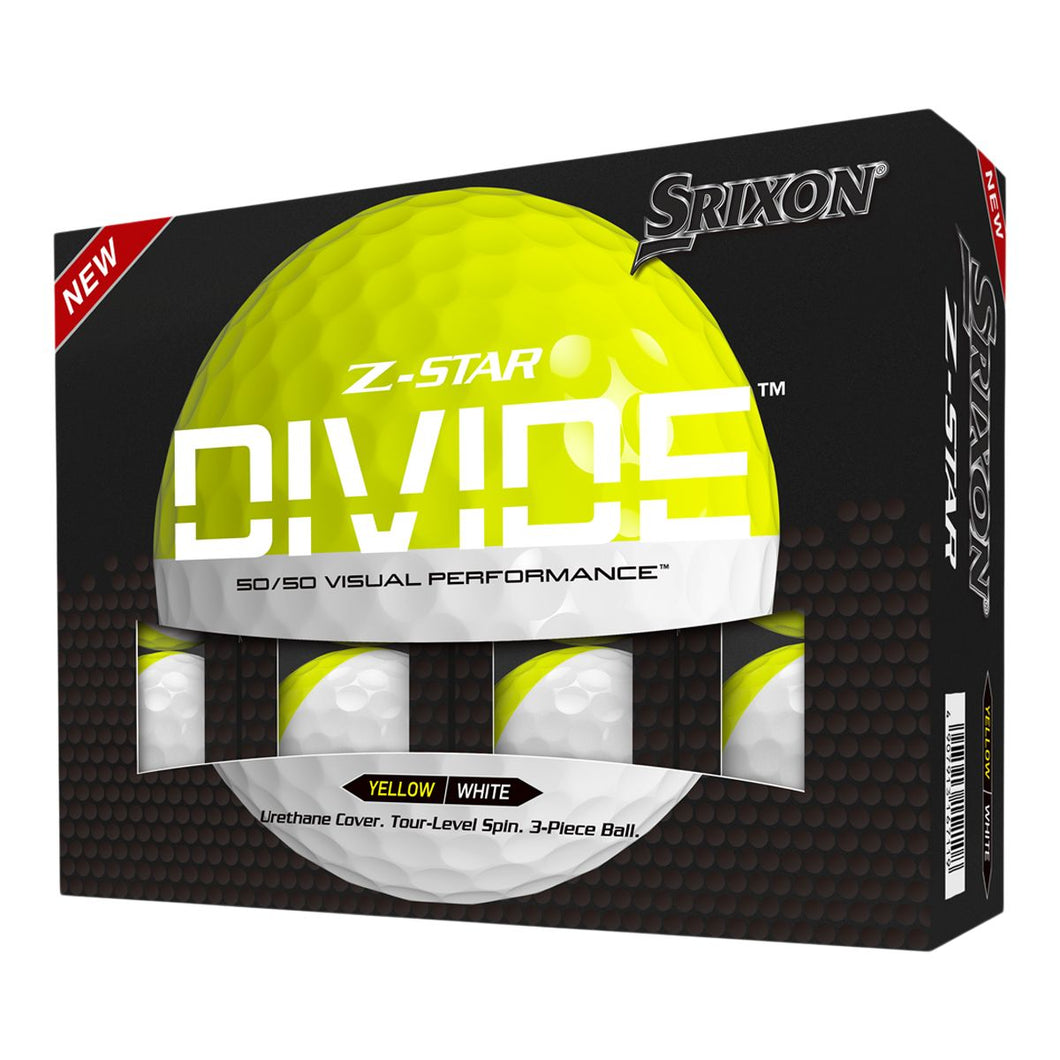Srixon Z Star-8 Divide 12/Balls (Yellow/White)