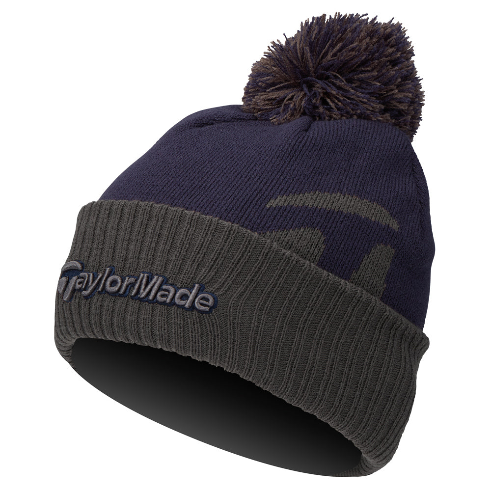 Taylormade Men's Bobble Beanie Hat (Navy)