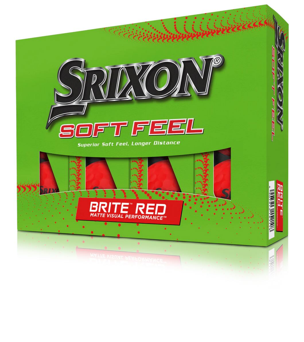 Srixon Soft Feel 12/Balls (Brite-Red)