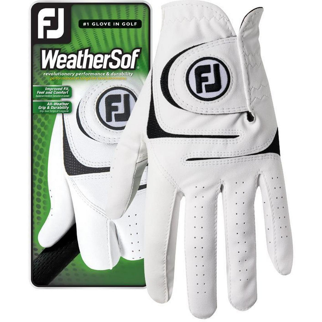FootJoy Women's WeatherSof Golf Glove (White)